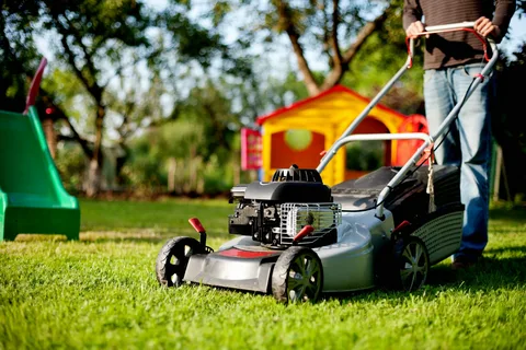 Lawn mowing trailers